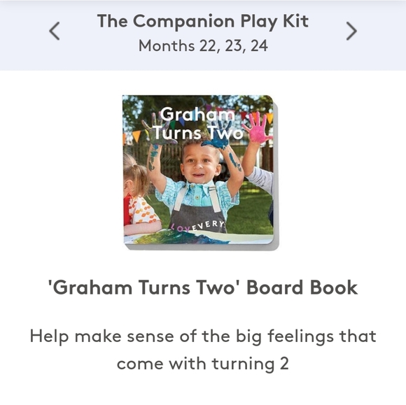 Lovevery Graham Turns Two Board Book - Picture 3 of 3